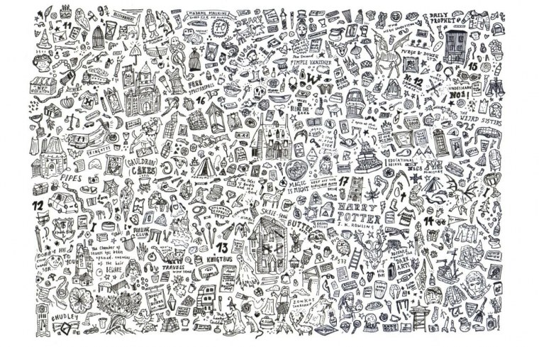 Черно белый фон для тетради