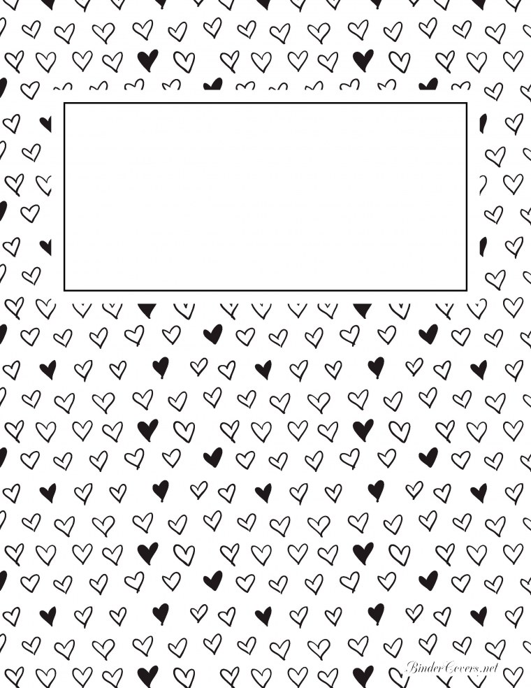 Чёрно белая обложка для тетради