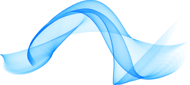 Голубая вуаль на прозрачном фоне