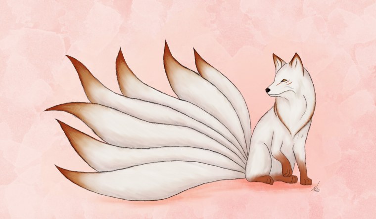 Раскраска Наруто и курама