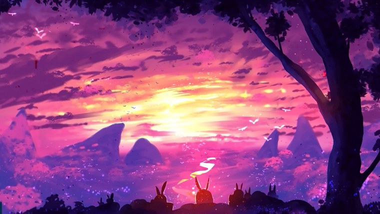 Аниме пейзаж