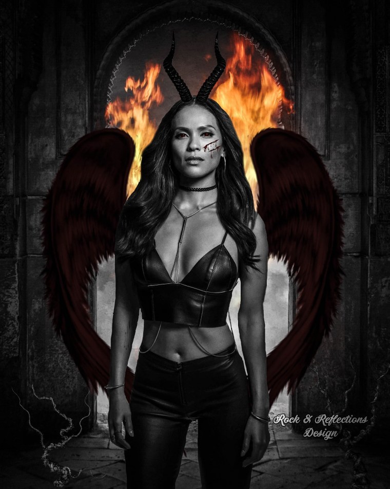 Силуэт демона