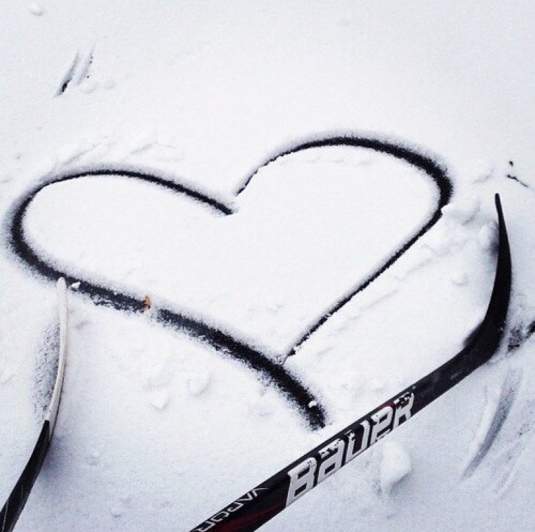 Красивая надпись хоккей