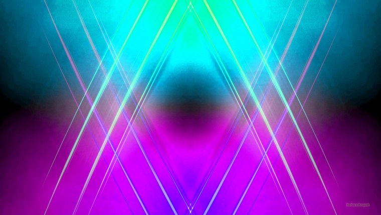 Зелёный с фиолетовым фон абстракция