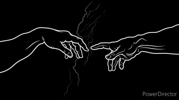 Микеланджело Сотворение Адама