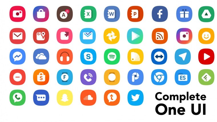 Значки приложения one UI 4