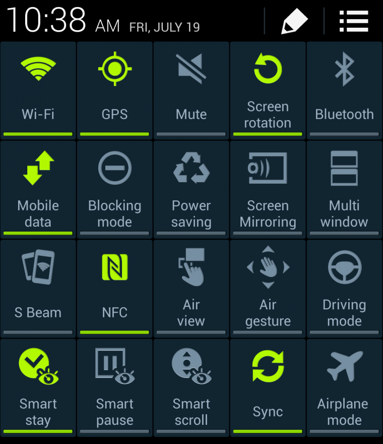 Пиктограммы на телефоне самсунг