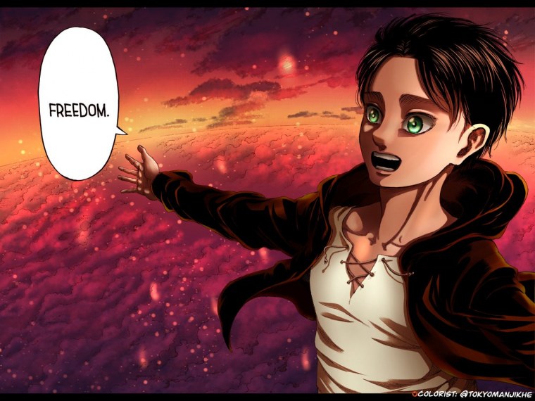 Эрен Йегер наполовину Титан