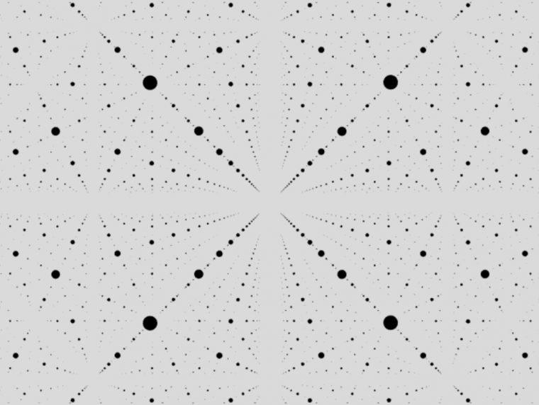 Линия с точками