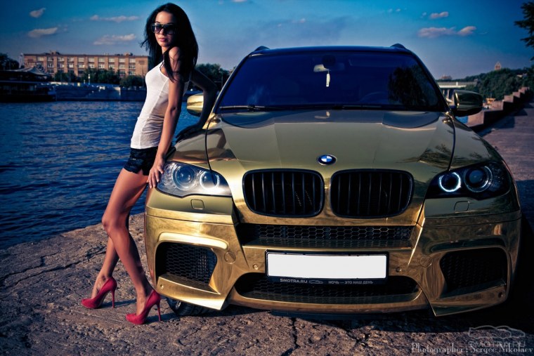 BMW x5 e70 и девушки