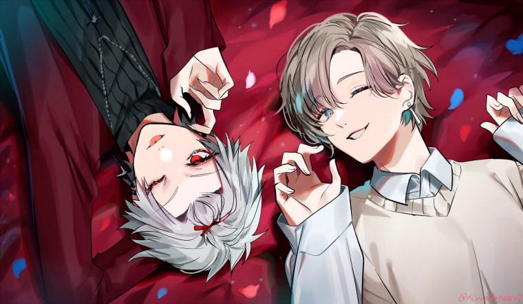 Легкие рисунки аниме мальчиков