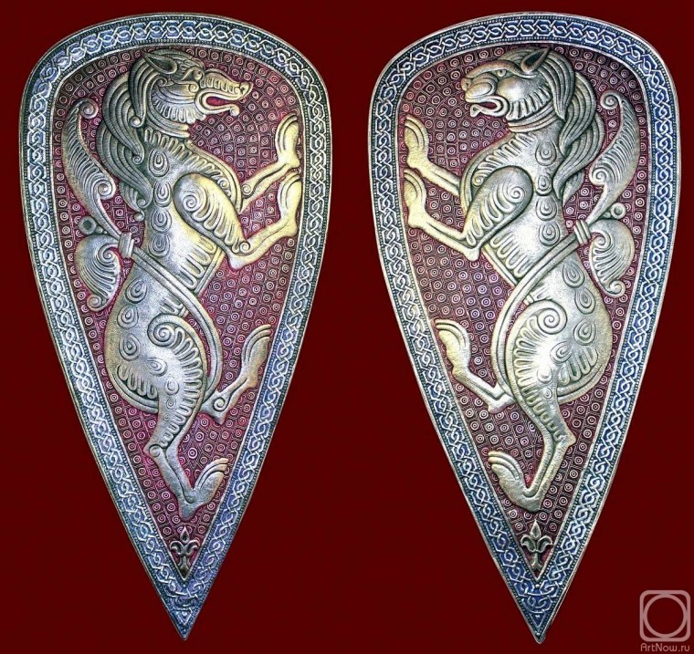 Каплевидный щит на Руси