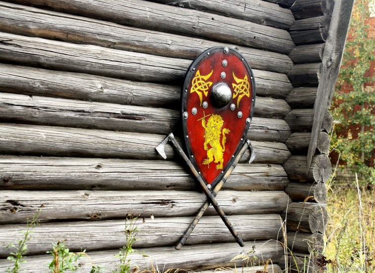 Щиты дружинников древней Руси