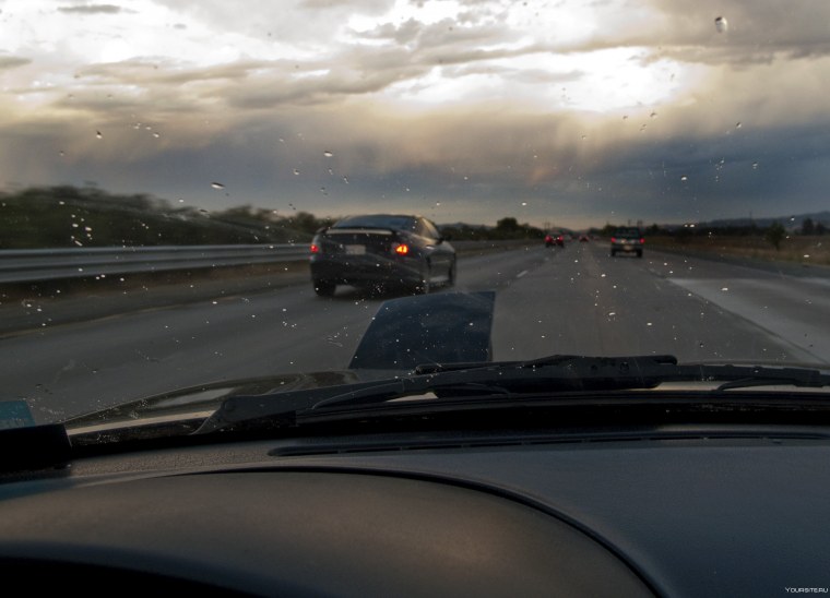 Вид из окна машины