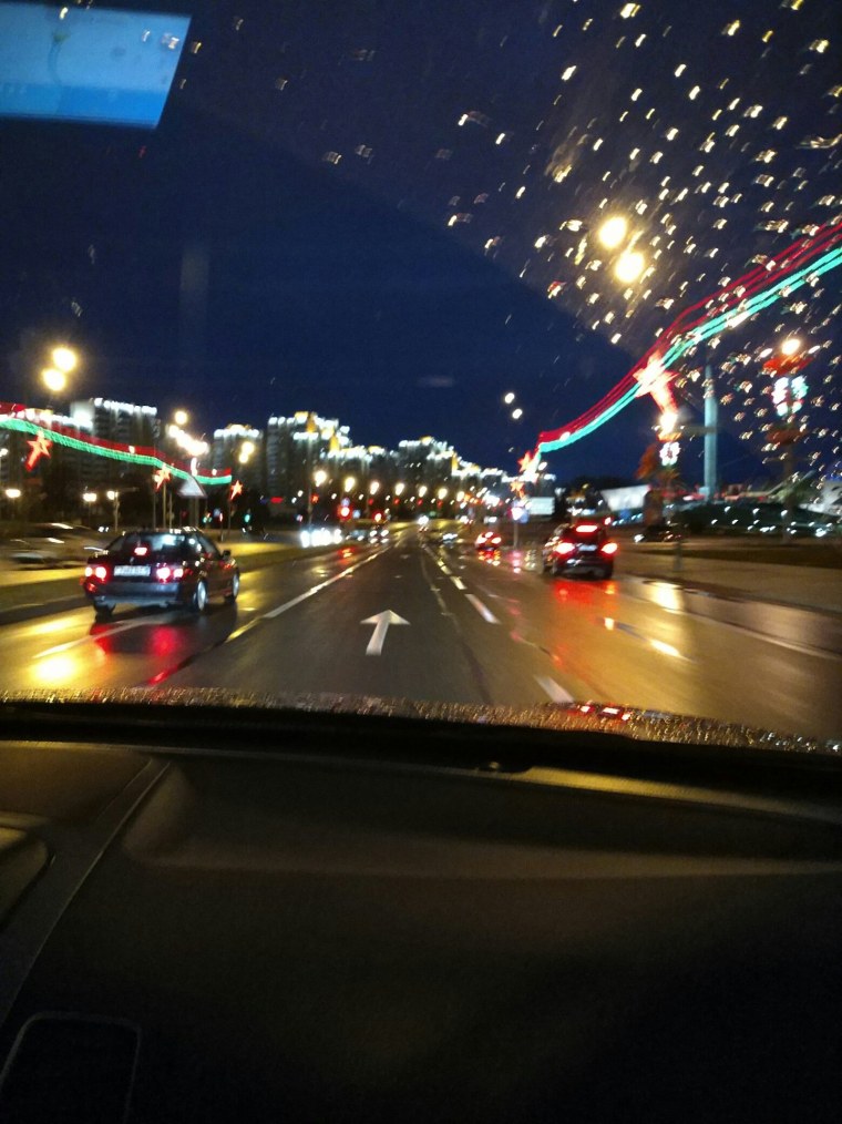 Красивый вид из машины