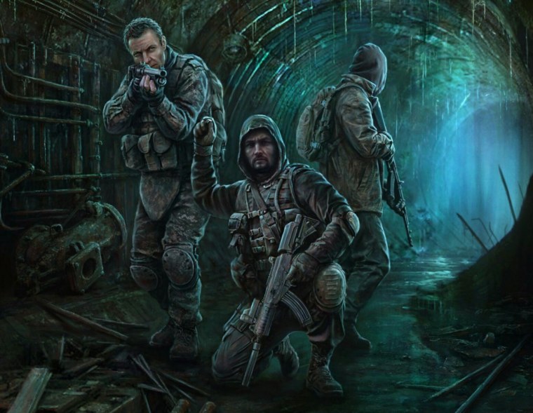 Группа сталкеров арт