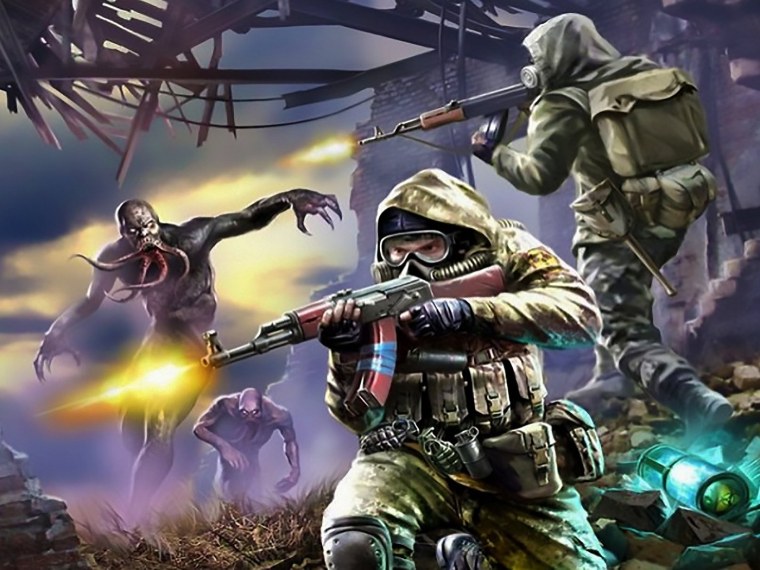 Сталкер блокпост арт