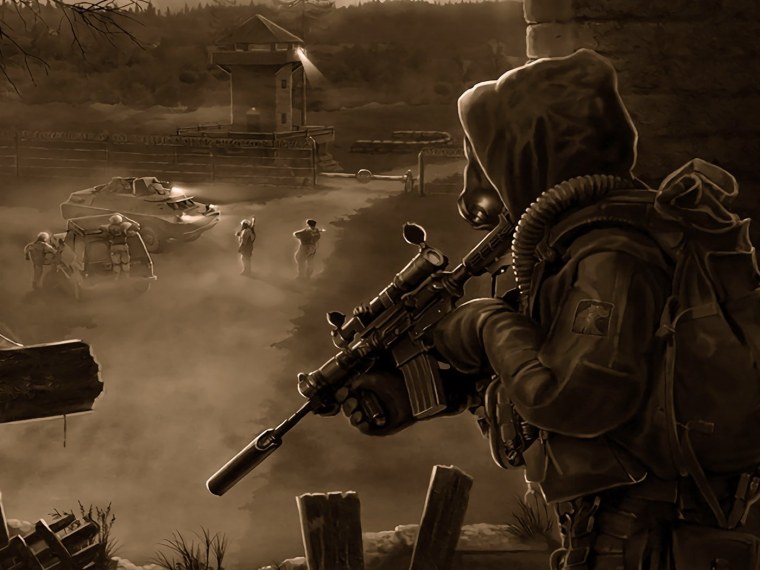 Сталкер долговец и МОНОЛИТОВЕЦ