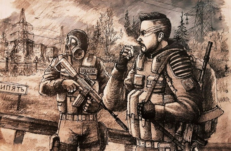Сталкер Зов Припяти военные арт