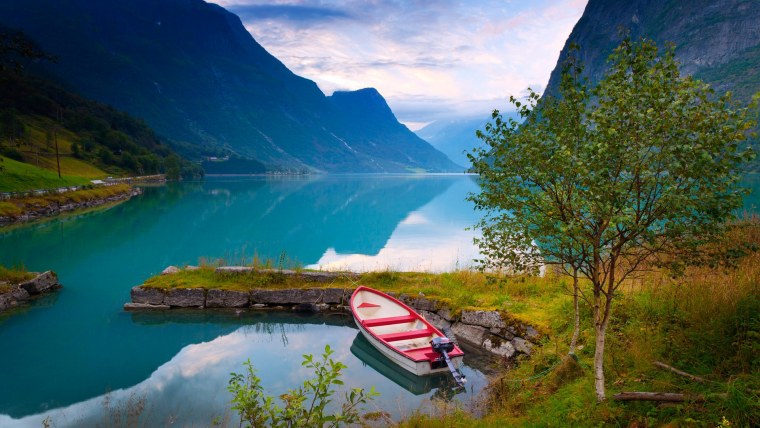 Озеро люсерен Норвегия