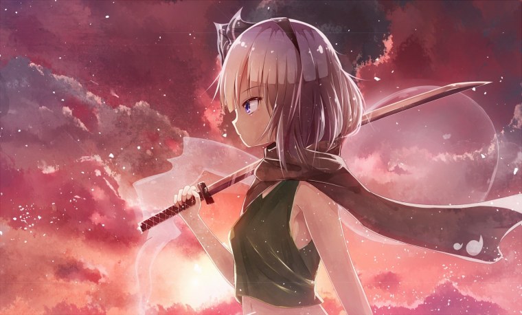 Touhou, Raira, Myon, konpaku, youmu,