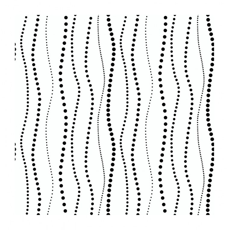 Орнамент из волнистых линий