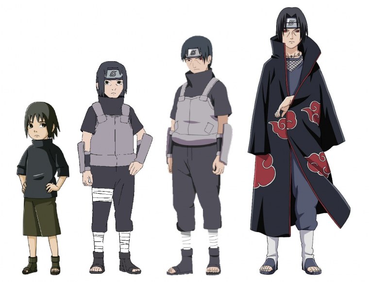 Эволюция Саске из Наруто