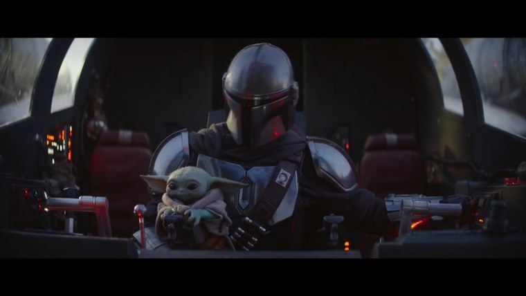 Мандалорец и малыш йода