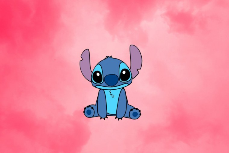 Парные обои Стич