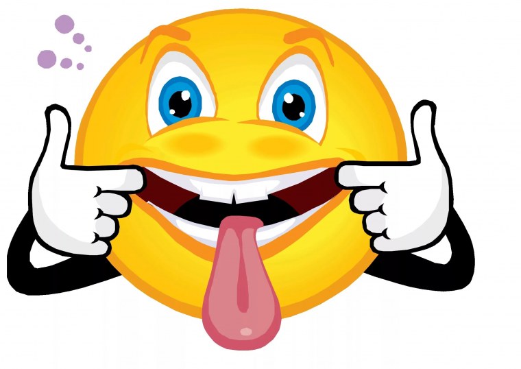 Рожица показывающая язык