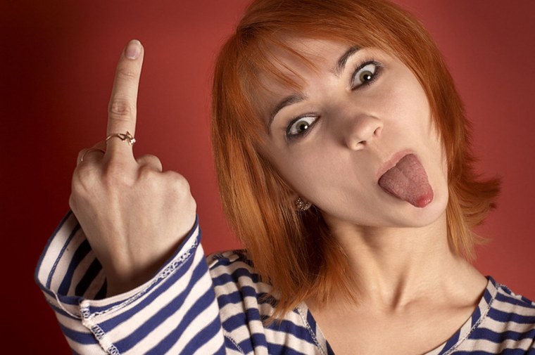 Девушка с фигой