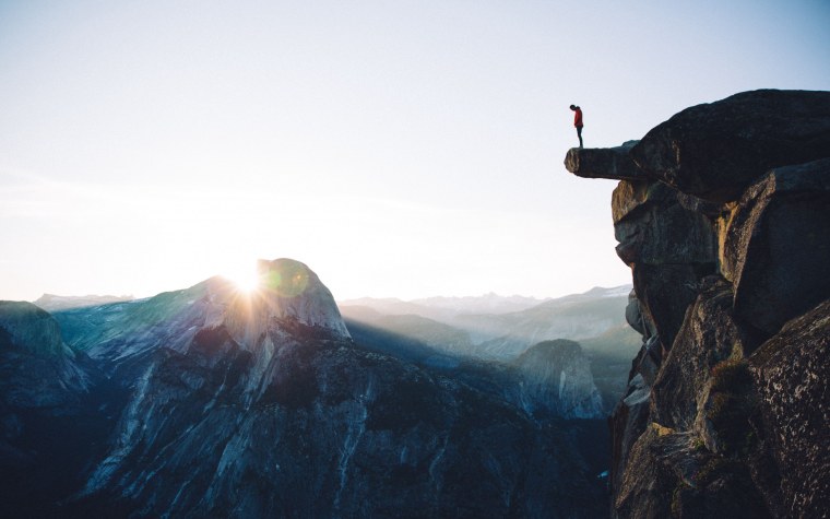 Человек на горе