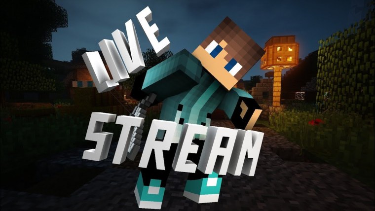 Стрим по майнкрафту
