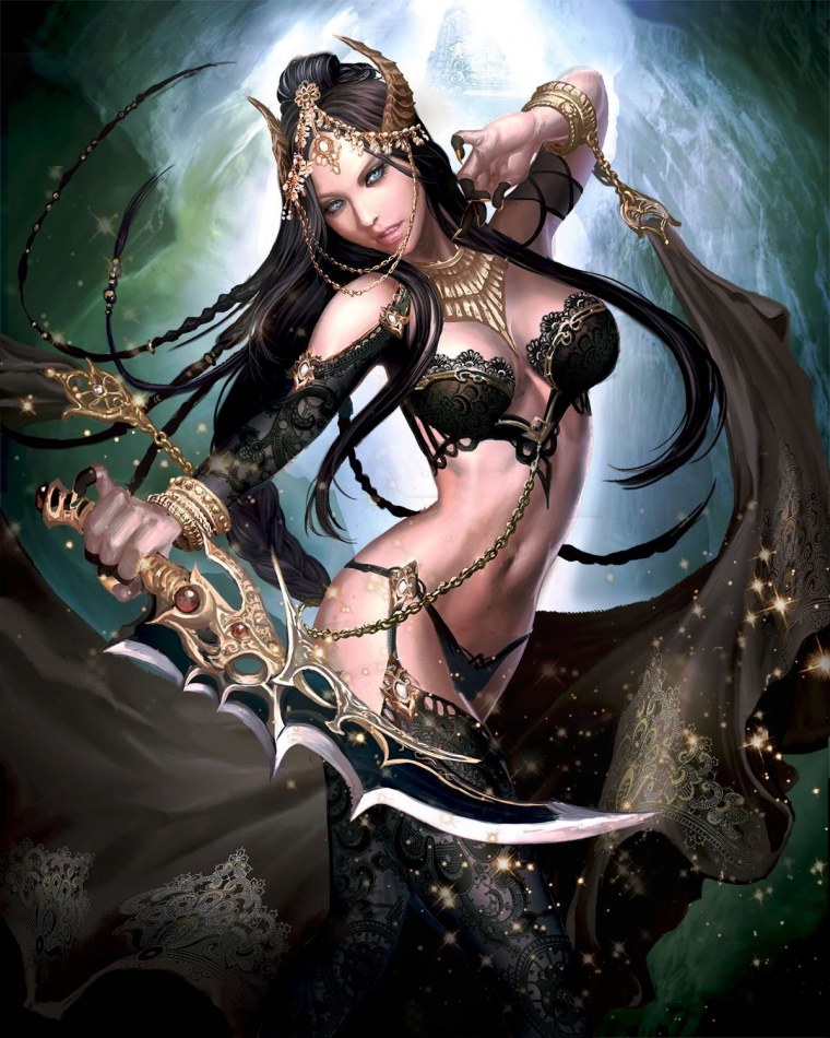 Блондинка дьявол