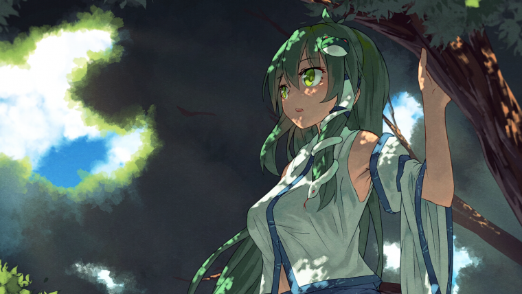 Sanae kochiya Wallpaper