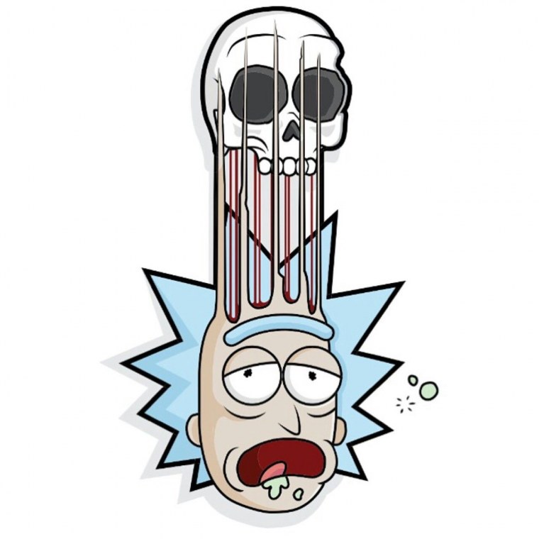 Рик и Морти Постер раскраска