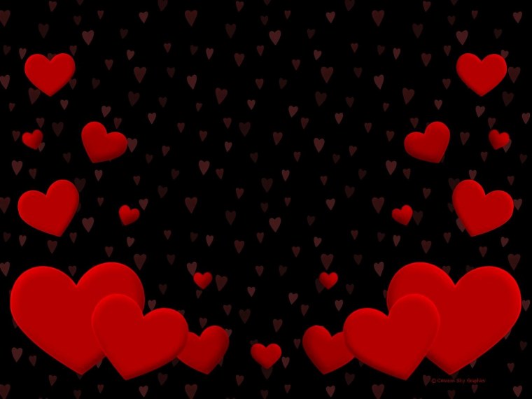 Белое сердечко на черном фоне