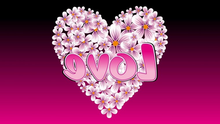 Сердце на черном фоне