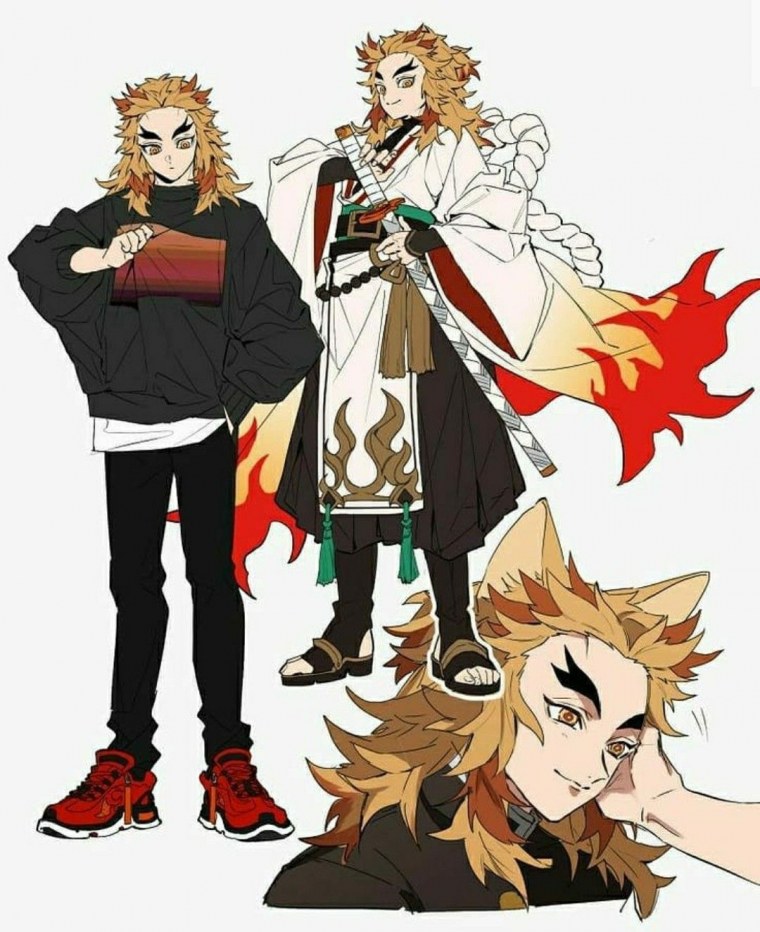 Кёджуро Ренгоку косплей