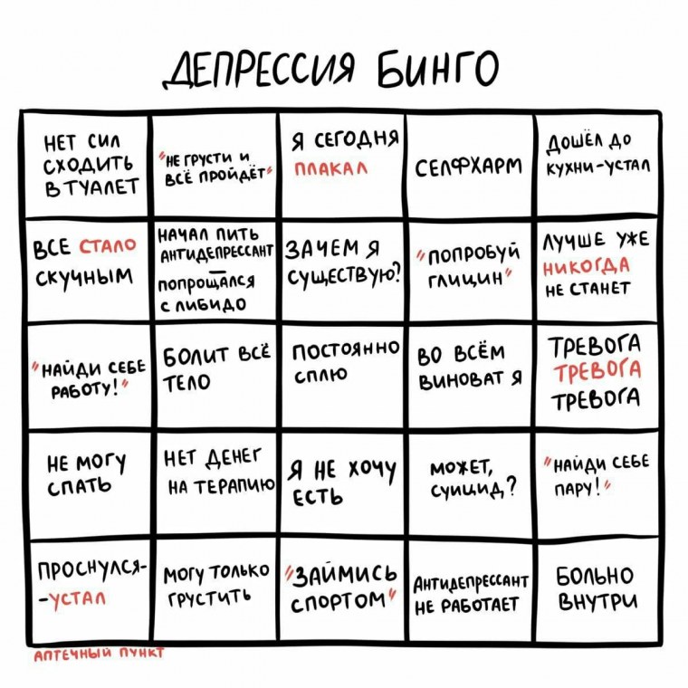 Интересные Бинго