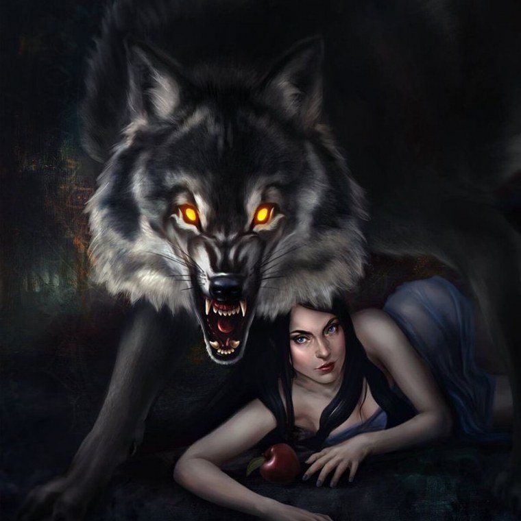 Девушка оборотень