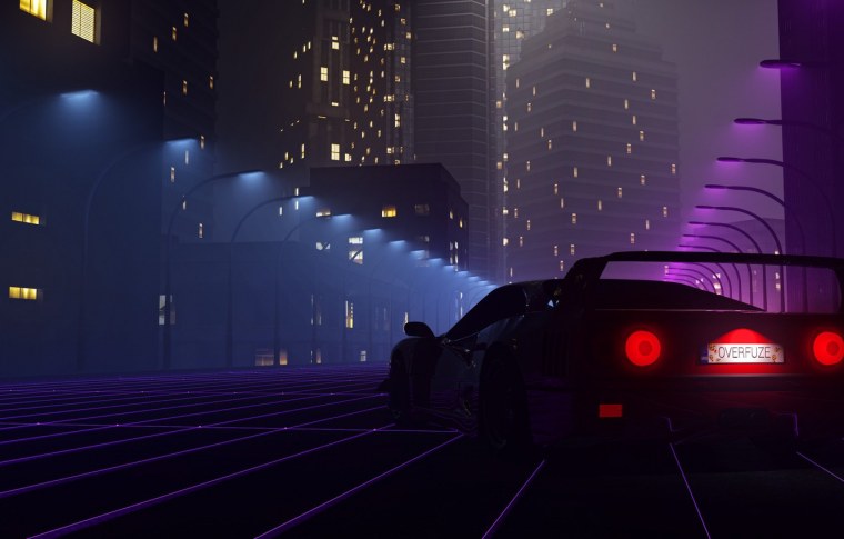 Ferrari f40 ретровейв