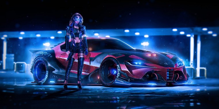 Toyota Supra Cyberpunk 2077