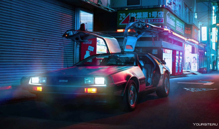 DELOREAN DMC 12 Cyberpunk
