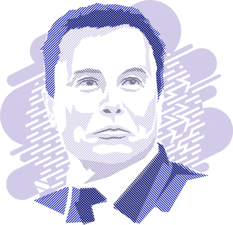 Elon Musk illustration