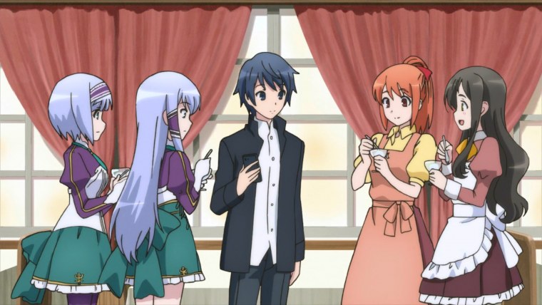 Аниме в другом мире со смартфоном