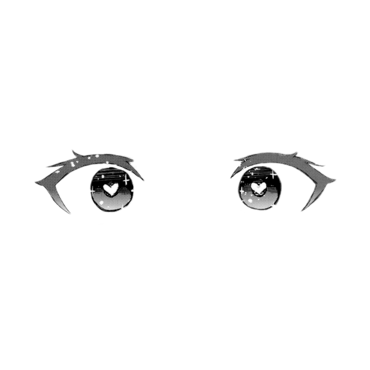 Злые глаза аниме