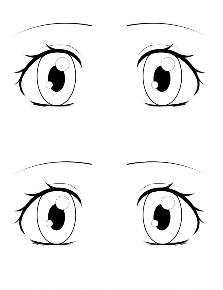 Аниме глаза тату эскиз