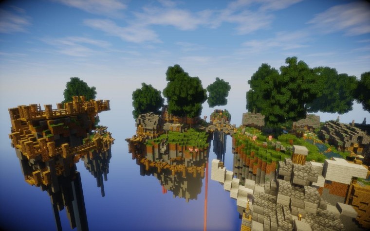 Фон майнкрафт Скай ВАРС