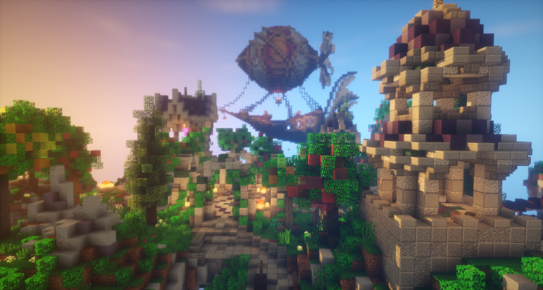 Майнкрафт зимний Скай ВАРС